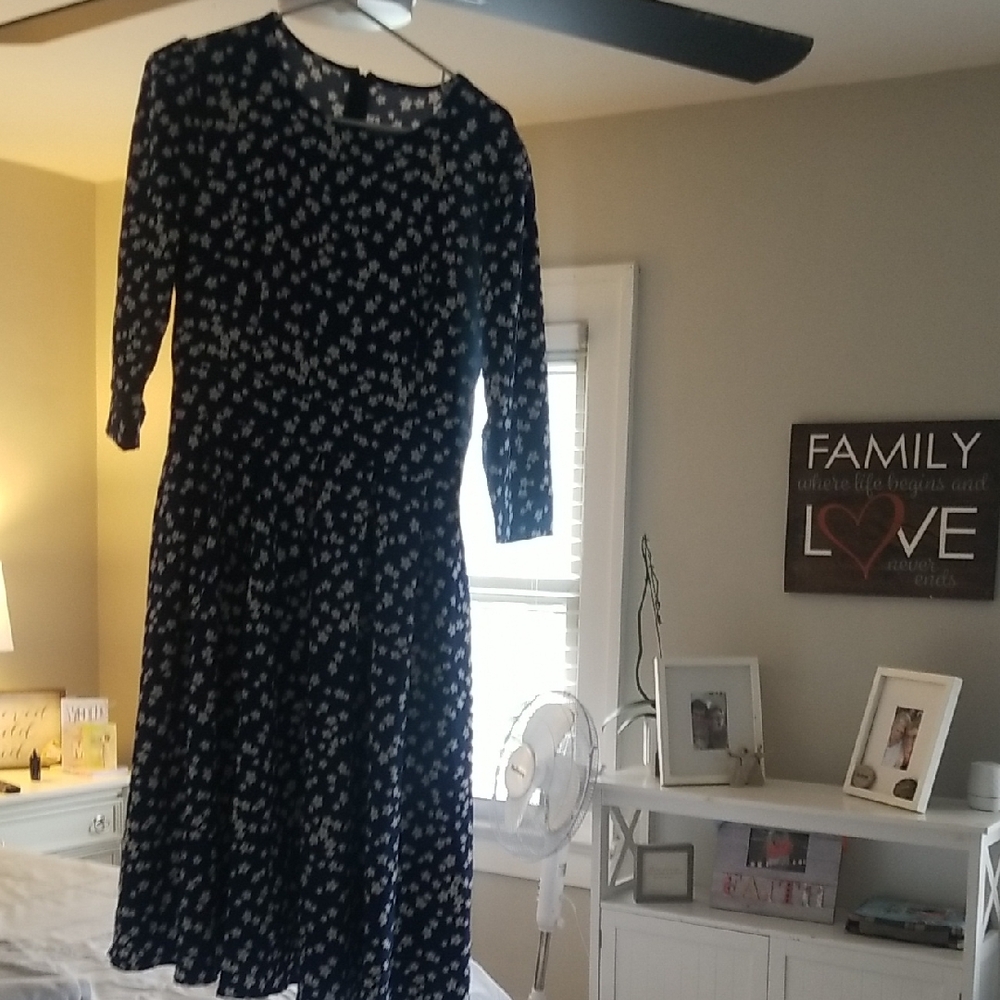 Floral Navy Dress